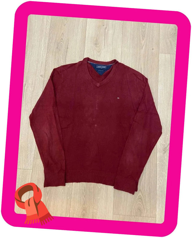 đź›’Pull Tommy Hilfiger Rouge M đź›’