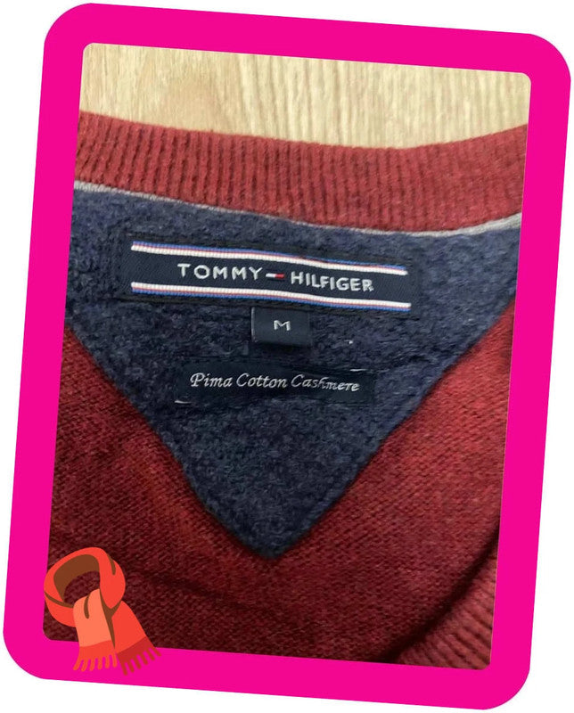 đź›’Pull Tommy Hilfiger Rouge M đź›’