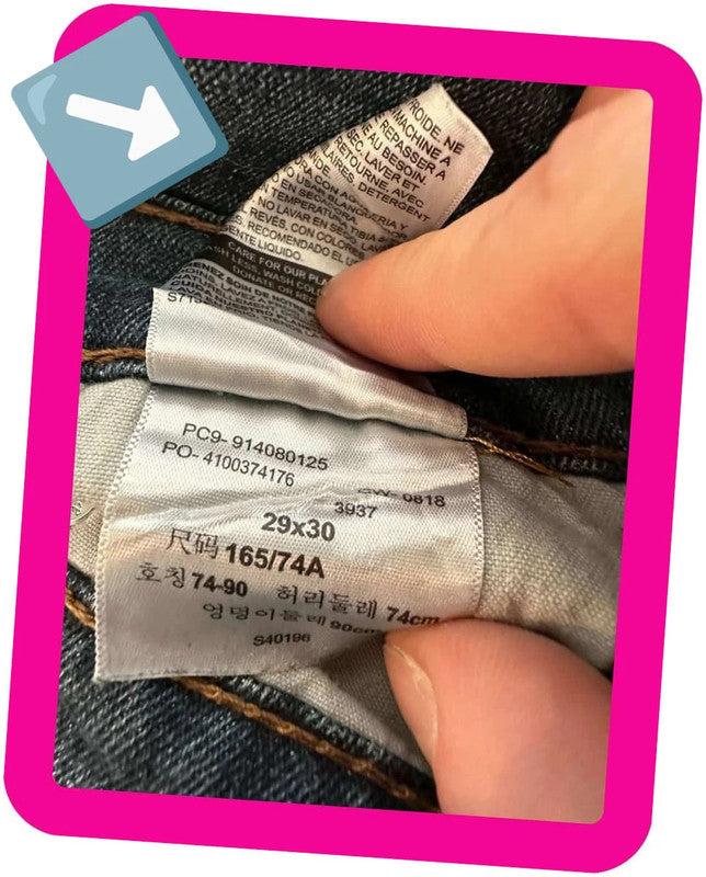 đź›’Jeans Levi's S61 W29 L30 đź›’
