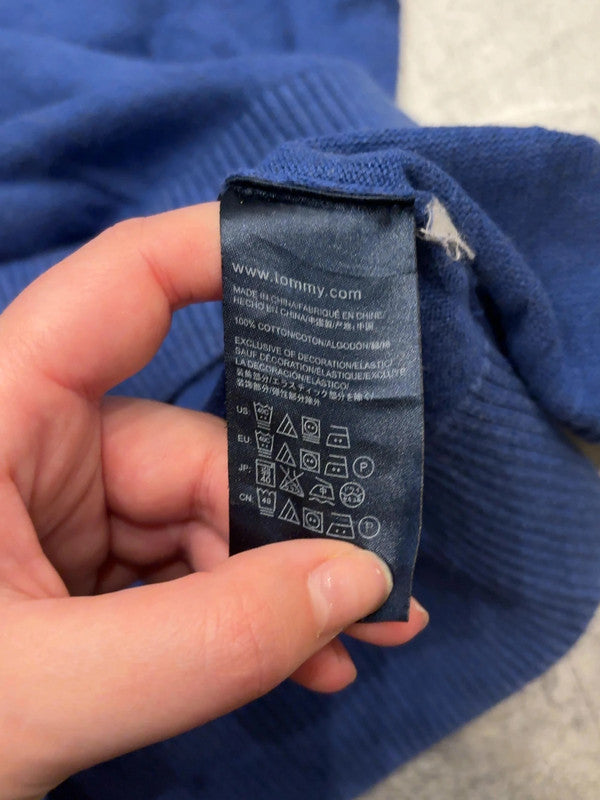 đź›’Pull Tommy Hilfiger Bleu Marine Taille Lđź›’