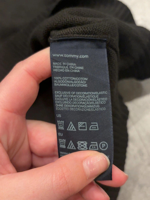 đź›’Pull Tommy Hilfiger Taille M Noir Basiqueđź›’