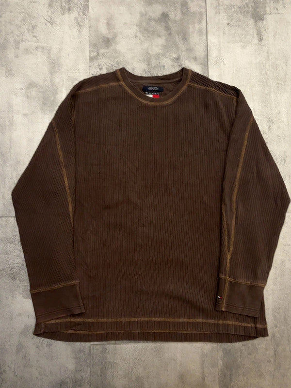 đź›’Pull Tommy Hilfiger Marron Taille L đź›’