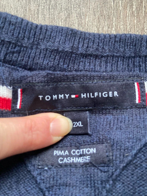 đź›’Pull Tommy Hilfiger XXL Bleu Marineđź›’