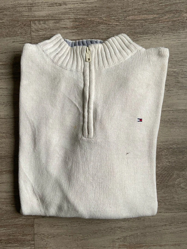 đź›’Pull Tommy Hilfiger Taille L Blancđź›’