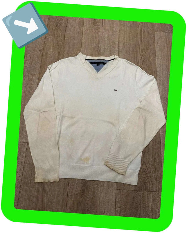 đź›’Pull Tommy Hilfiger Blanc S đź›’