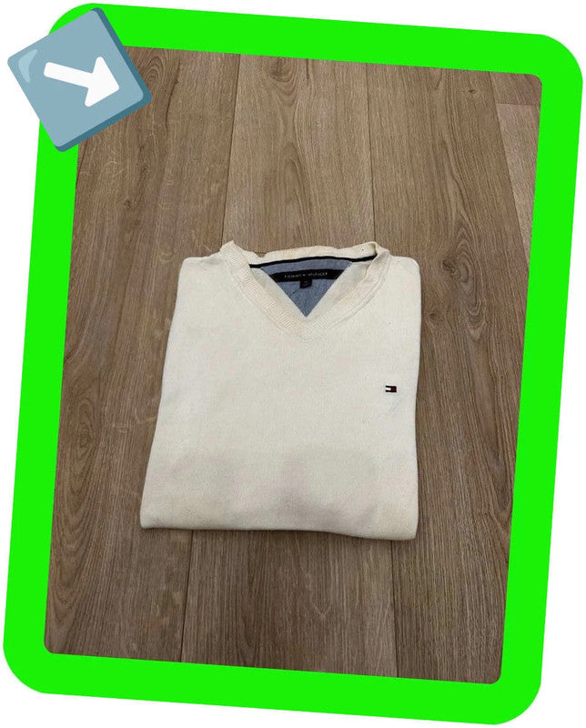 đź›’Pull Tommy Hilfiger Blanc S đź›’