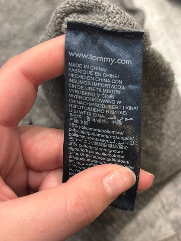🛒Pull Tommy Jeans Taille M Gris Chiné🛒