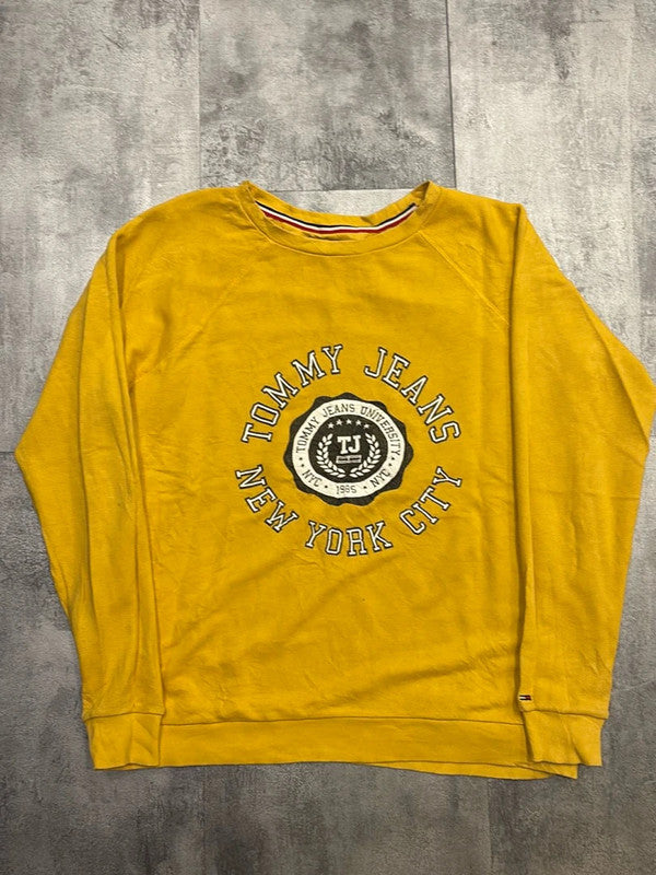 đź›’Pull Tommy Jeans M Jaune moutardeđź›’