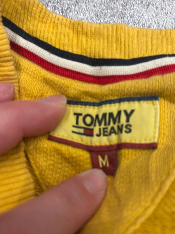 đź›’Pull Tommy Jeans M Jaune moutardeđź›’
