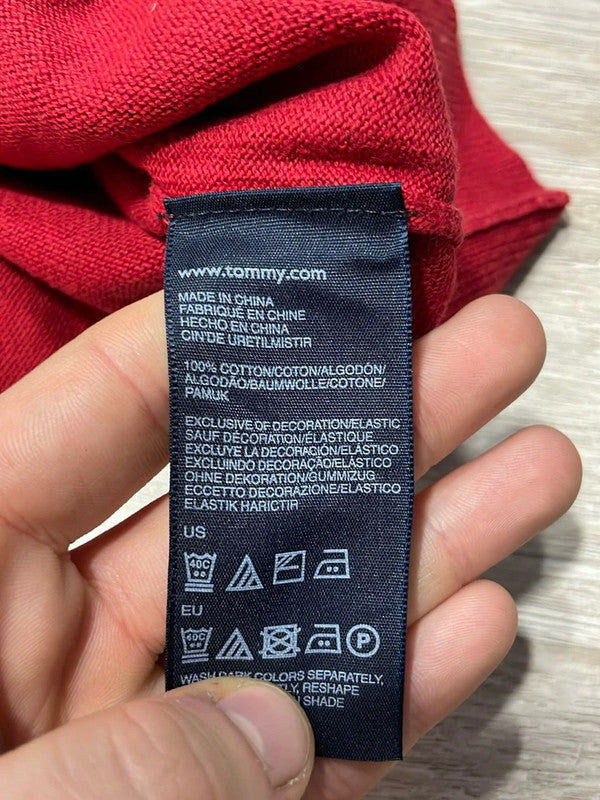 đź›’Pull Tommy Hilfiger Rouge Taille Lđź›’