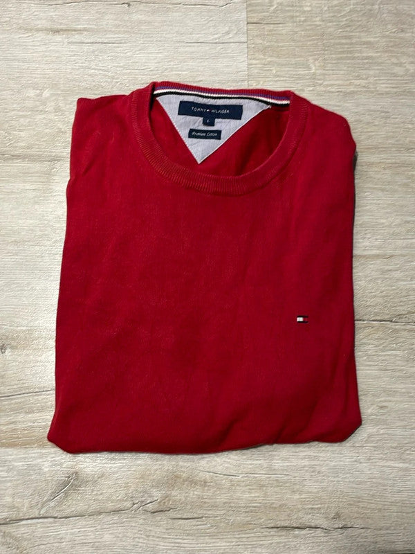 đź›’Pull Tommy Hilfiger Rouge Taille Lđź›’