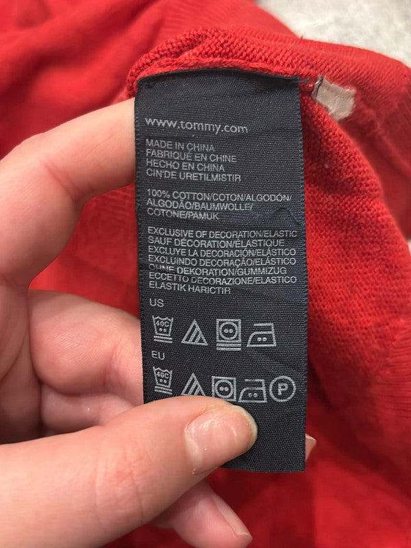 đź›’Pull Tommy Hilfiger Rouge Sđź›’