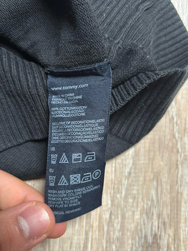 đź›’Pull Tommy Hilfiger XXL Noir Col Vđź›’