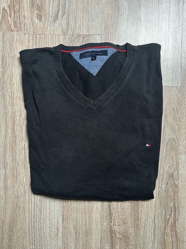 đź›’Pull Tommy Hilfiger XXL Noir Col Vđź›’