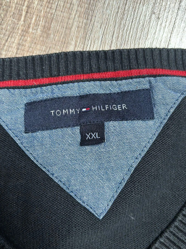 đź›’Pull Tommy Hilfiger XXL Noir Col Vđź›’