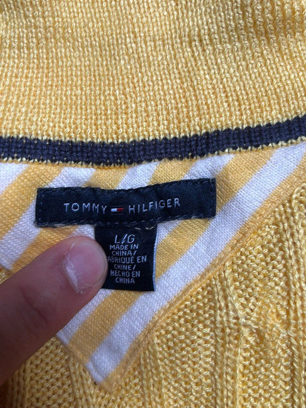đź›’Pull Tommy Hilfiger Jaune Taille Lđź›’