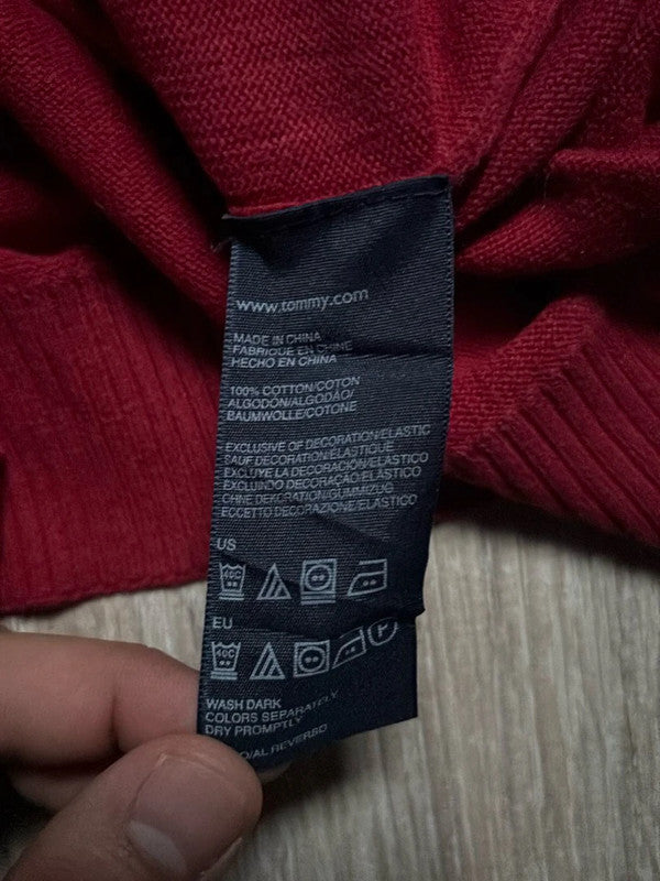 đź›’Pull Tommy Hilfiger Rouge Lđź›’