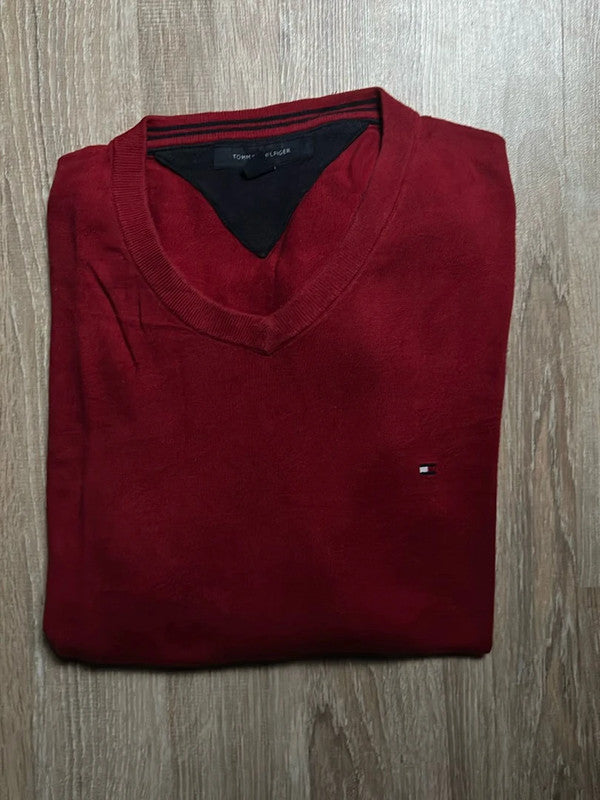đź›’Pull Tommy Hilfiger Rouge Lđź›’