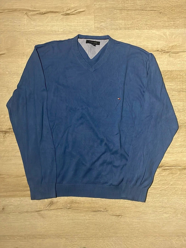 đź›’Pull Tommy Hilfiger Bleu Ciel Taille XXLđź›’