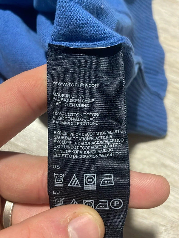 đź›’Pull Tommy Hilfiger Bleu Ciel Taille XXLđź›’