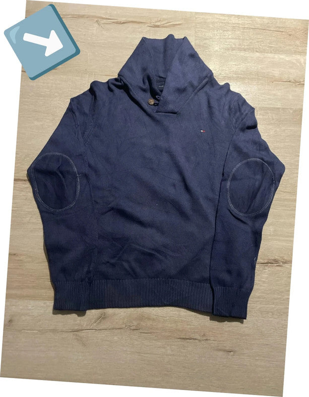 đź›’Pull Tommy Hilfiger Bleu Marine Taille L đź›’