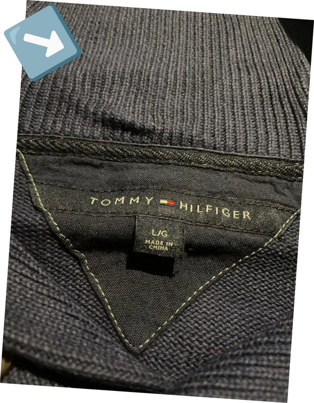 đź›’Pull Tommy Hilfiger Bleu Marine Taille L đź›’