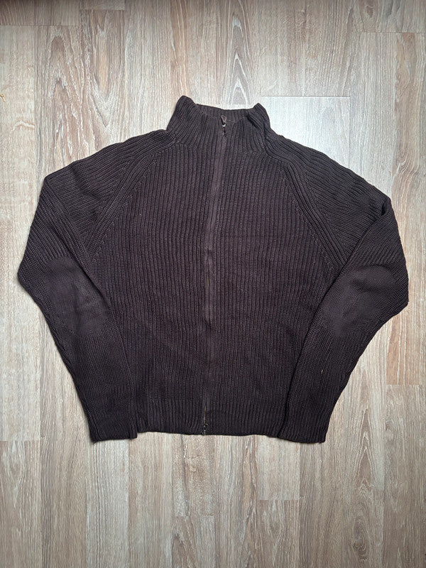 🛒Pull zippé Tommy Hilfiger XL Marron🛒