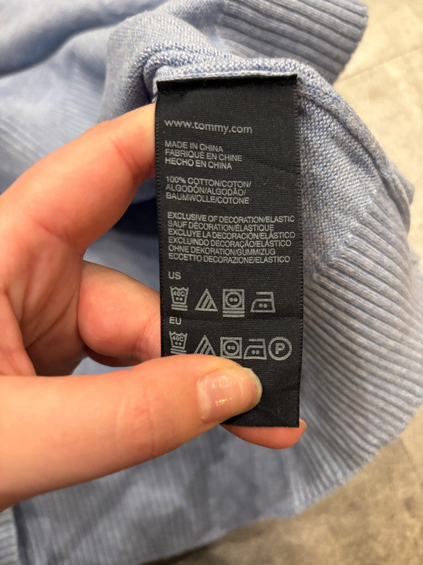 đź›’Pull Tommy Hilfiger Bleu Clair Taille XXLđź›’