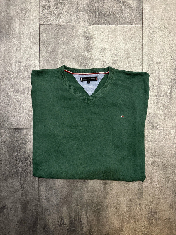 đź›’Pull Tommy Hilfiger Vert Taille XSđź›’