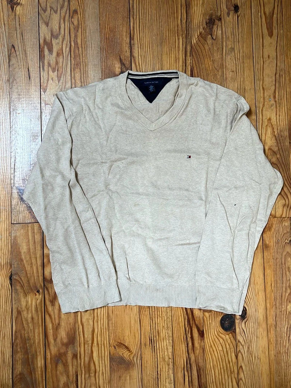 đź›’Pull Tommy Hilfiger beige taille XLđź›’