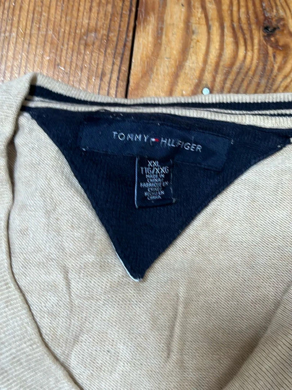 đź›’Pull Tommy Hilfiger beige taille XLđź›’