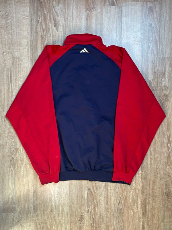 đź›’Veste adidas Vintage Bleu et Rouge Taille Mđź›’
