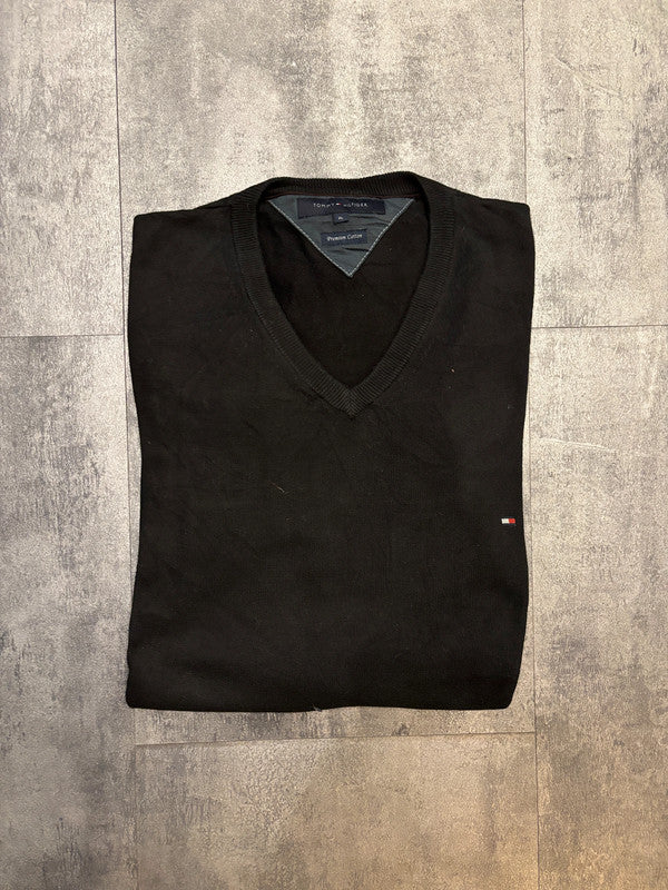 đź›’Pull Tommy Hilfiger XL Noir Col Vđź›’