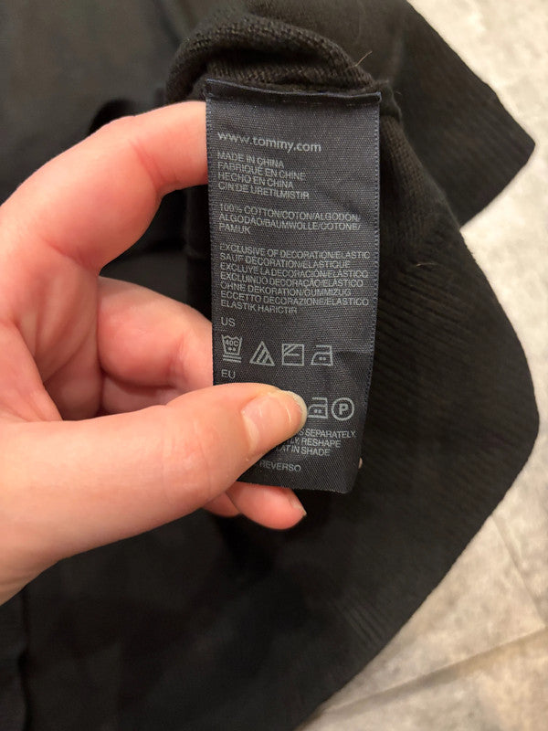 đź›’Pull Tommy Hilfiger XL Noir Col Vđź›’