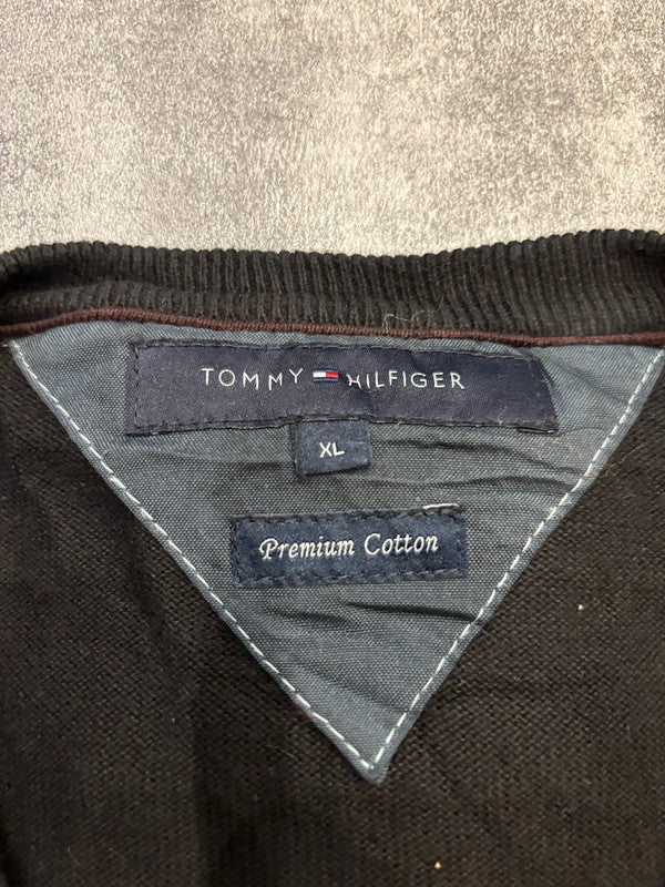 đź›’Pull Tommy Hilfiger XL Noir Col Vđź›’