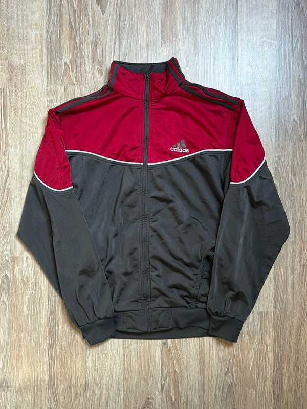 🛒Veste adidas Vintage Rouge et Gris foncé - Taille XL🛒