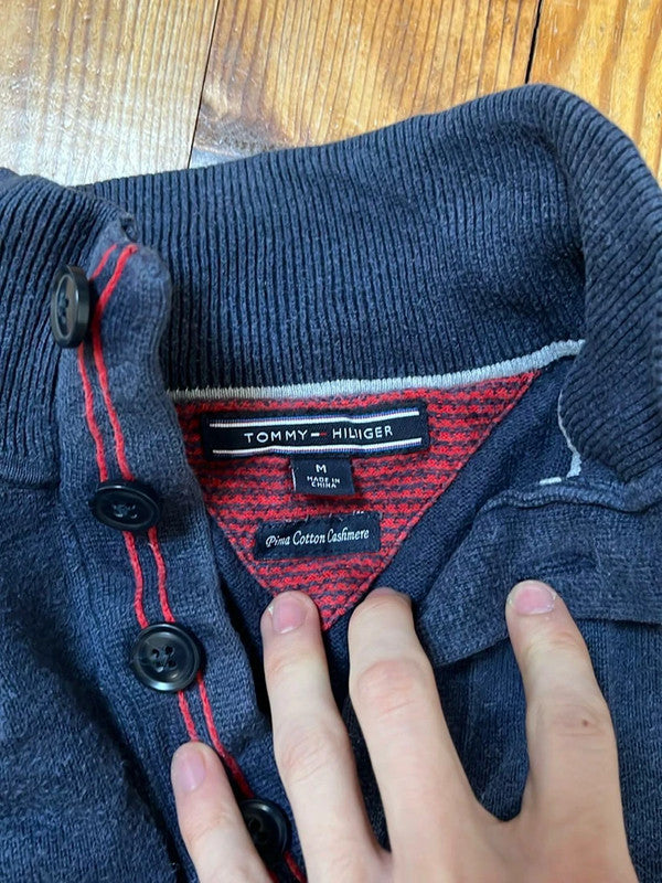 đź›’Pull Tommy Hilfiger Bleu Marine Taille M đź›’