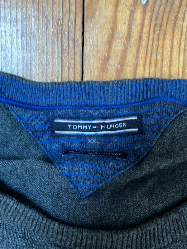 đź›’Pull Tommy Hilfiger XXL Gris anthraciteđź›’
