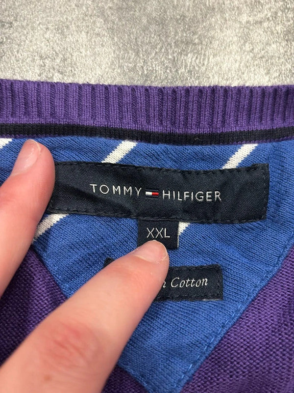 đź›’Pull Tommy Hilfiger Violet Taille XXLđź›’
