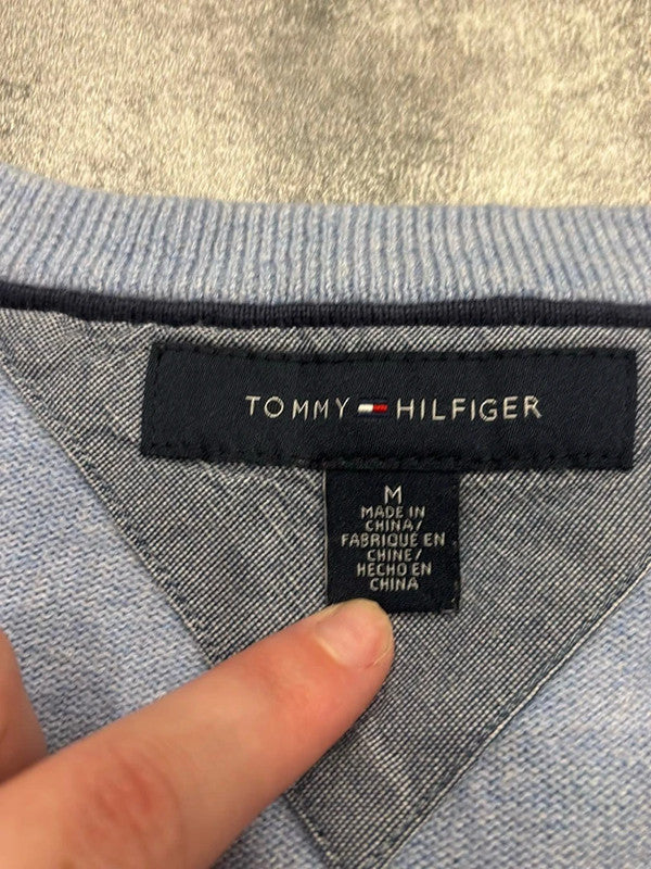 đź›’Pull Tommy Hilfiger Taille M Bleu Clair đź›’