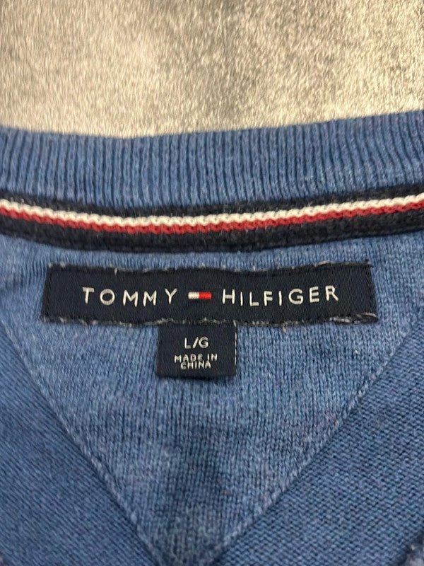đź›’Pull Tommy Hilfiger Bleu Marine Taille Lđź›’