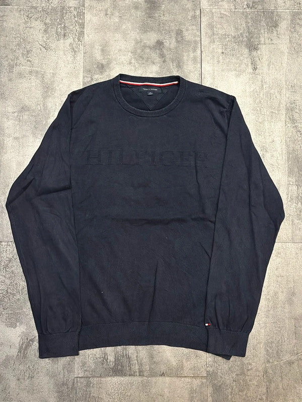 đź›’Pull Tommy Hilfiger Bleu Marine Taille Lđź›’