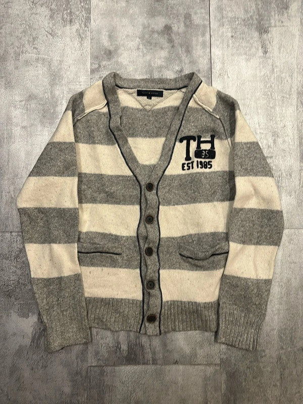 đź›’Gilet Tommy Hilfiger XL rayures grises et blanchesđź›’