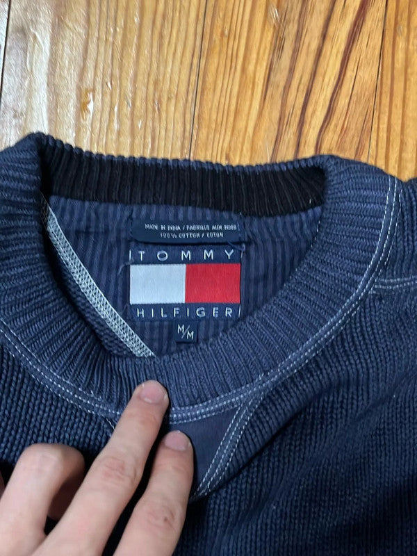 đź›’Pull Tommy Hilfiger Bleu Marine Taille Mđź›’