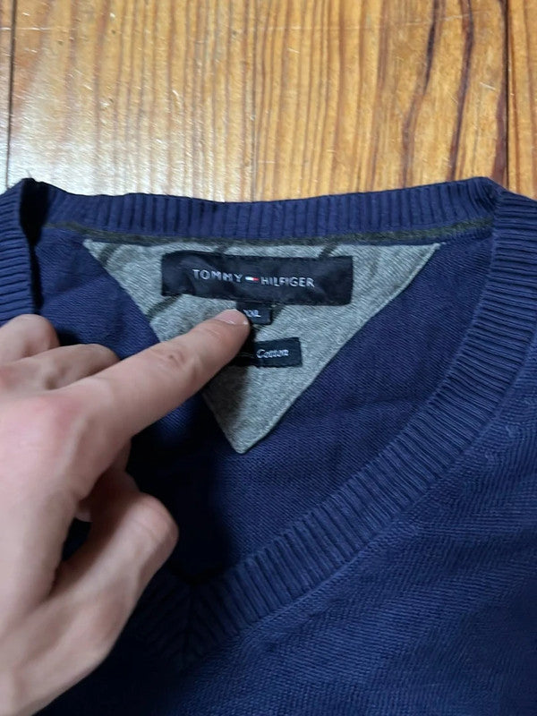 đź›’Pull Tommy Hilfiger XL Bleu Marineđź›’