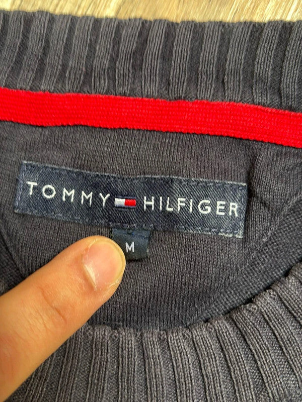 🛒Pull Tommy Hilfiger M Rayé Noir et Blanc🛒