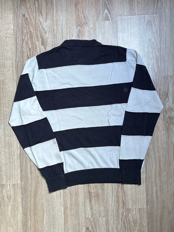 🛒Pull Tommy Hilfiger M Rayé Noir et Blanc🛒