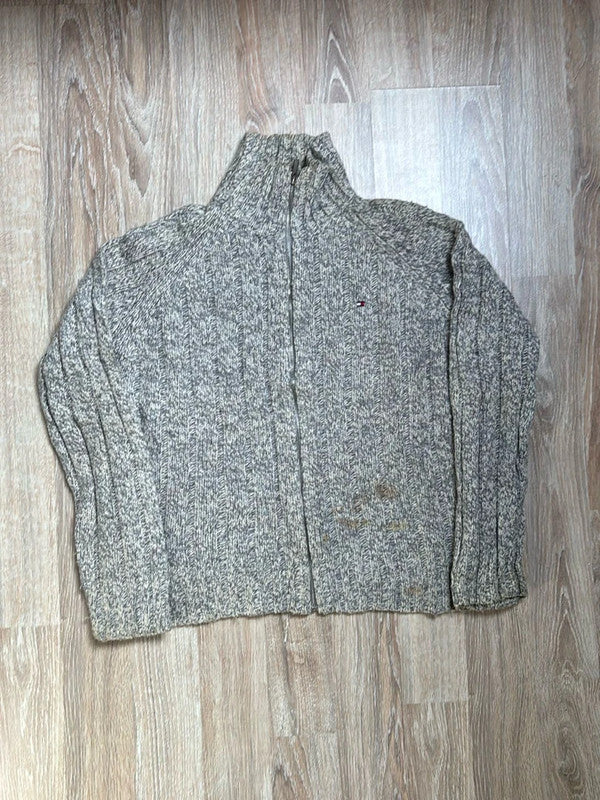 đź›’Pull Tommy Hilfiger XL Gris et Blancđź›’