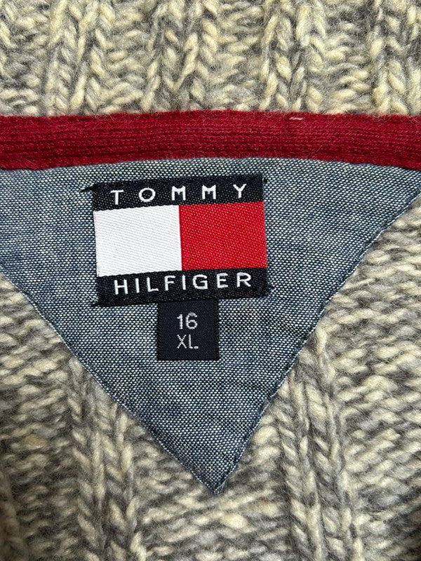 đź›’Pull Tommy Hilfiger XL Gris et Blancđź›’