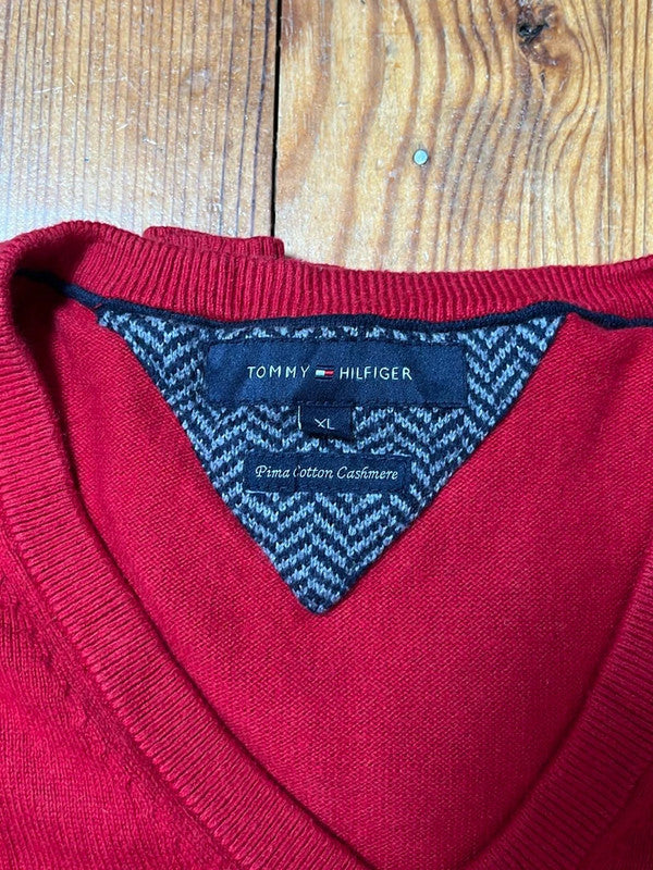 đź›’Pull Tommy Hilfiger XL Rouge đź›’